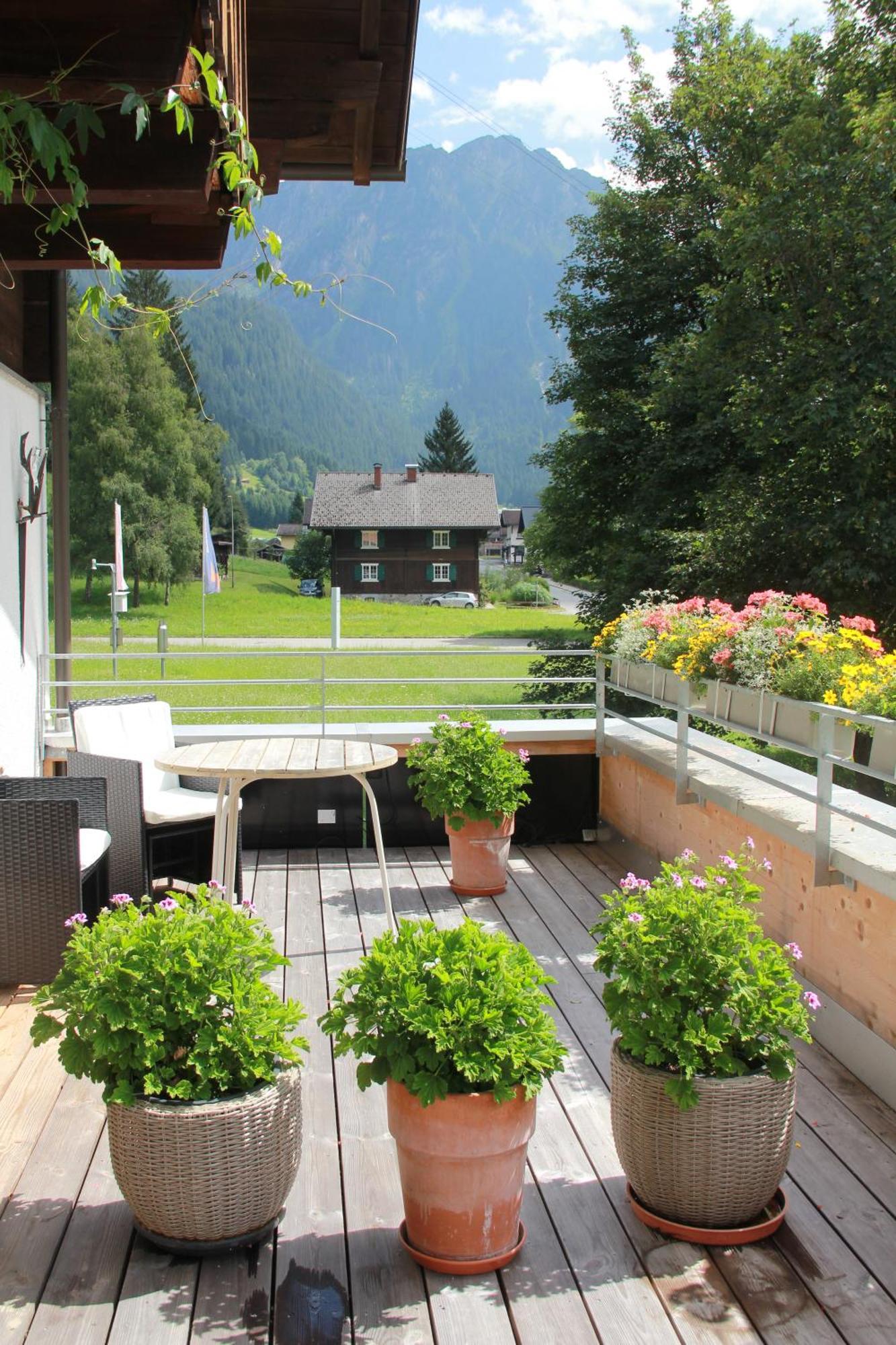 Bed and Breakfast Haus Am Rain Partenen Zewnętrze zdjęcie